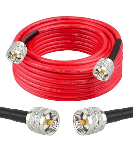 Boobrie Adaptateur Coaxial N Mâle Vers UHF Femelle SO239 - Lot De 2 Pour Antennes Radio, WiFi, GMRS - Laiton Nickelé 50 Ohms