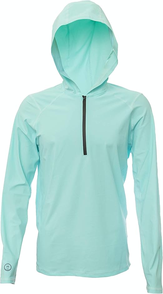 Amazon Co Jp Waterhoody メンズ ウルトラプレミアム スイムシャツ ラッシュガード フード付き 皮膚科医デザイン 服 ファッション小物