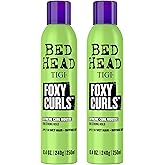 Bead Head by TIGI Foxy Curls Curly Hair Mousse for Strong Hold - For Frizzy & Curly Hair - With Anti-Frizz & Heat Protection - Use on Wet Hair - Premium Hair Care Products - 8.4 oz (2 Pack)