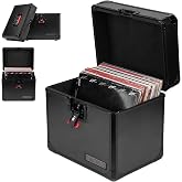 Gator Cases Vinyl Record Storage Case; Holds 70 Records (G-ONYX-VINYL-1270) | Foam Lined Tour Style Case Provides Pro-Level Protection &amp; Easy Access with Break Away Lid