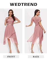 Wedtrend Teen's Homecoming Dresses 2023 Flutter