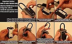 CJCXYJCY Key Lock Box, For