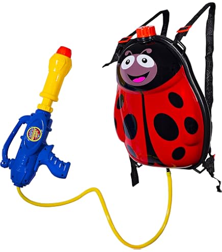 Pistola De Agua Con Mochila De 1200 Ml – Juguete Para Verano, Piscina Y Playa, A Partir De 3 Años