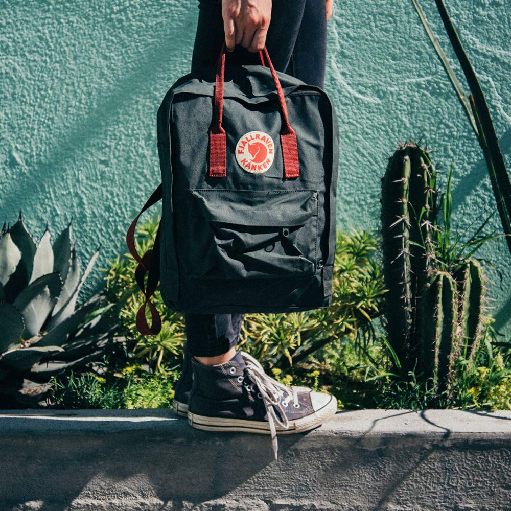 forest green peach pink kanken