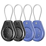 Waterproof AirTag Keychain Holder - (4 Pack) Air