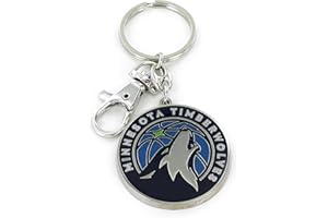 aminco NBA unisex-adult Nba Heavyweight Logo Keychain