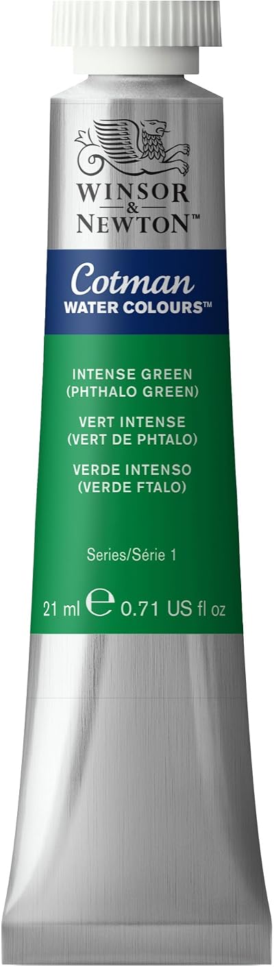 Winsor & Newton Cotman Water Colour Tube 21ml Intense Phthalo Green