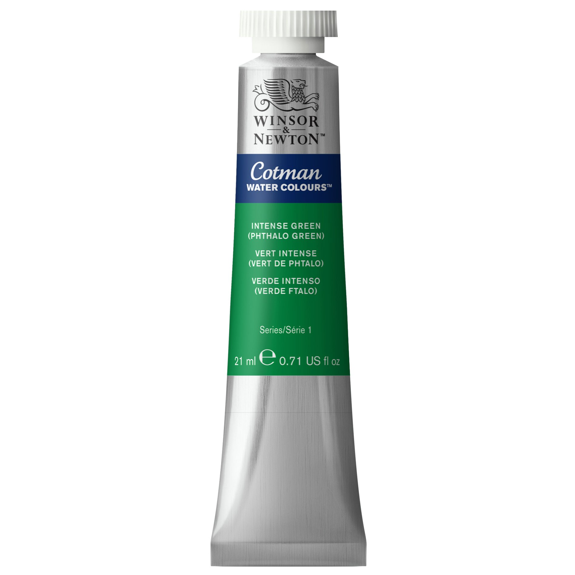 Winsor & Newton Cotman 21ml Water Colour Tube - Intense Phthalo Green — image 1