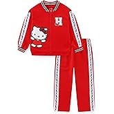 Hello Kitty Sanrio Girls Zip Up Jacket and Pants Set for Big Kids