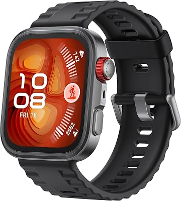 WATCH FIT 4 Pro Smartwatch, Ultra-sottile, 1.82" Schermo in Zaffiro & Lunetta in Lega di Titanio, Fitness Tracker, con App ECG, Batteria fino a 10 Giorni, iOS e Android,GPS, 30 mesi di Garanzia