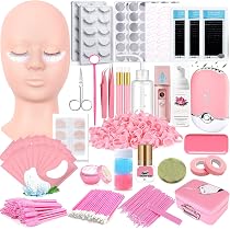 Amazon.com: Lash Extension Kit Eyelash Practice for Beginners ...