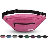 CCidea Fanny Pack For Women Men, Crossbody Bag For Workout Hiking Traveling Running Skiing,Fashion Waterproof Crossbody Purse