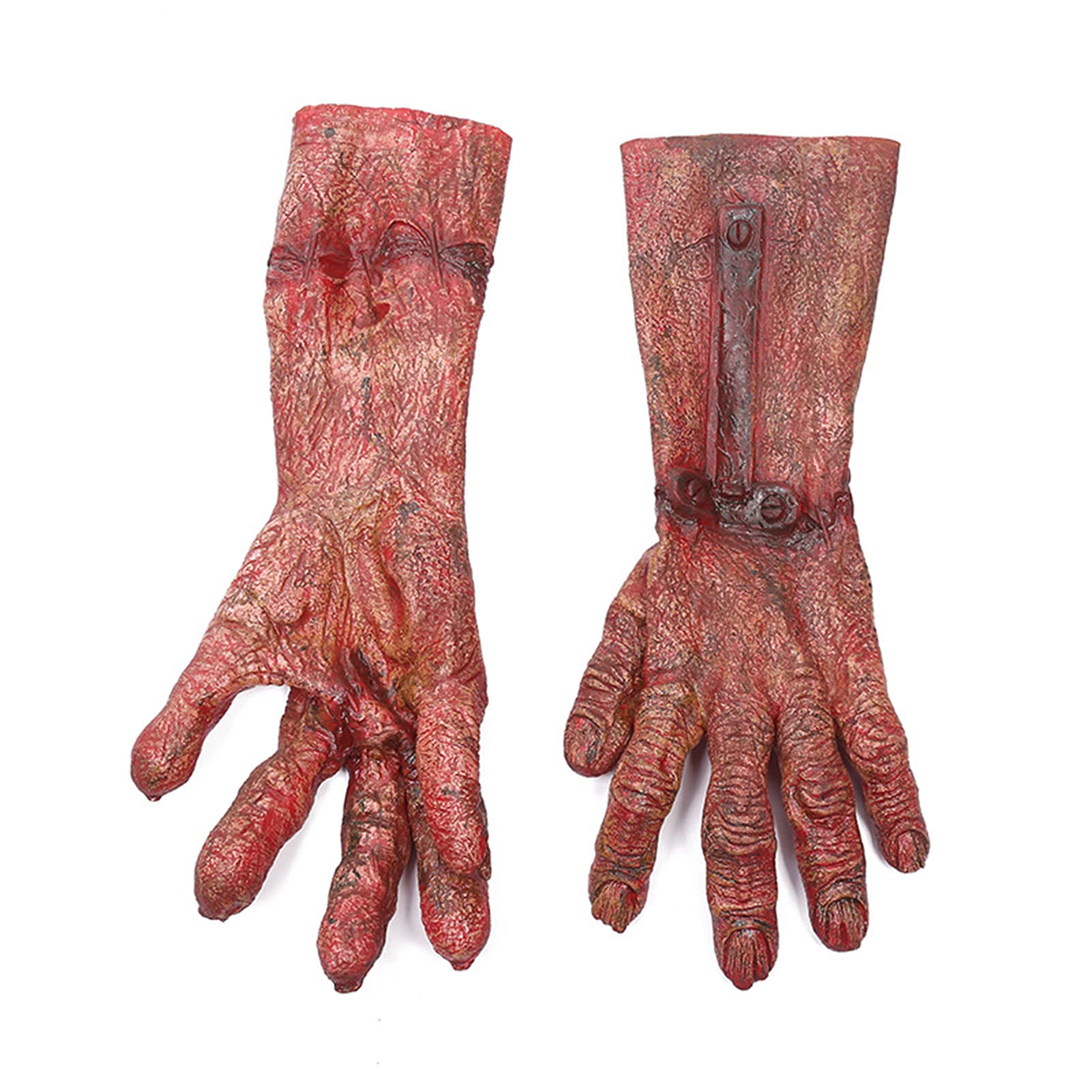 XINCHIA Halloween Werewolf Gloves Cosplay Costume Animal Claws Gloves Horrific Ghost Paw Handwear Props Wolf Costume Accessories Devil Fancy Dress Scary Party Supplies for Halloween Cosplay Carnival
