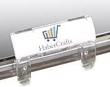 Habercrafts 100 Suspension File Tabs And Inserts Clear Plastic view 2