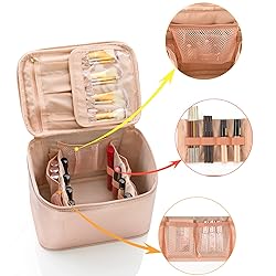 OCHEAL Makeup Bag, Large Travel Makeup Bag Cosmetic