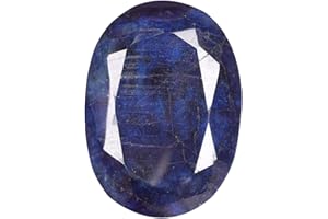 GEMHUB Attractive Blue Sapphire 99.50 Ct Egl Certified Loose Gemstone Oval Cut Blue Sapphire Stone for Jewelry Making EV-667