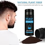 Pegciz Hair Fibres Dark Brown for Thinning Hair, 15 Sec Concealment view 9