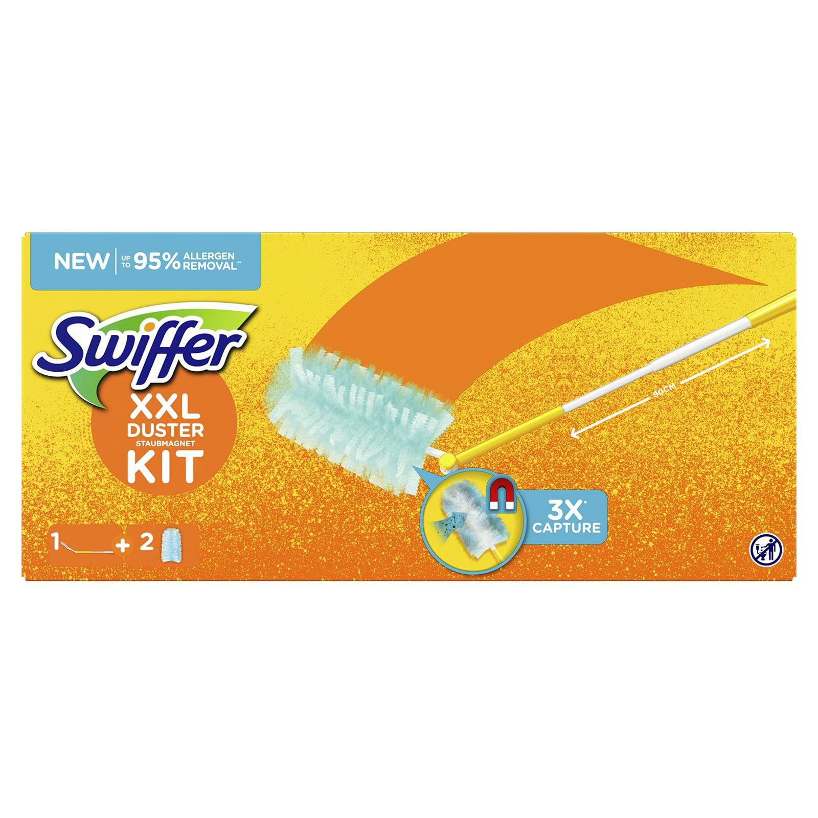 Swiffer DuSt Magnet, Green, XXL Starter + 2 Tücher