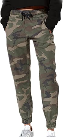 camo print trousers