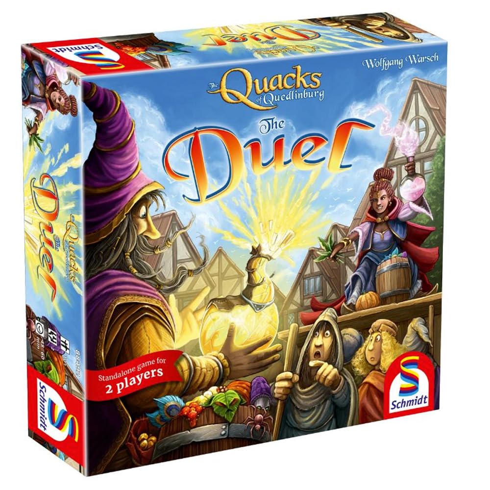 Schmidt | The Quacks of Quedlinburg : The Duel | Board Game | Ages 10+ | 2 Players | 45-60 Minutes Playing Time