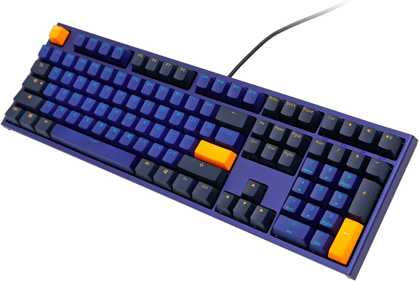 Amazon Com Ducky One 2 Horizon Cherry Mx Blue Keyboard Computers Accessories