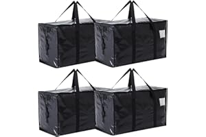 Moving Bags Heavy Duty Extra Large, Moving Boxes, Moving Supplies Essentials, Blue Storage Bins with Lids, Plastic Packing To