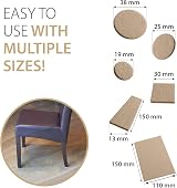 The Essential Concierge 137 Pack Furniture Pads Felt 3M Adhesive Floor view 8