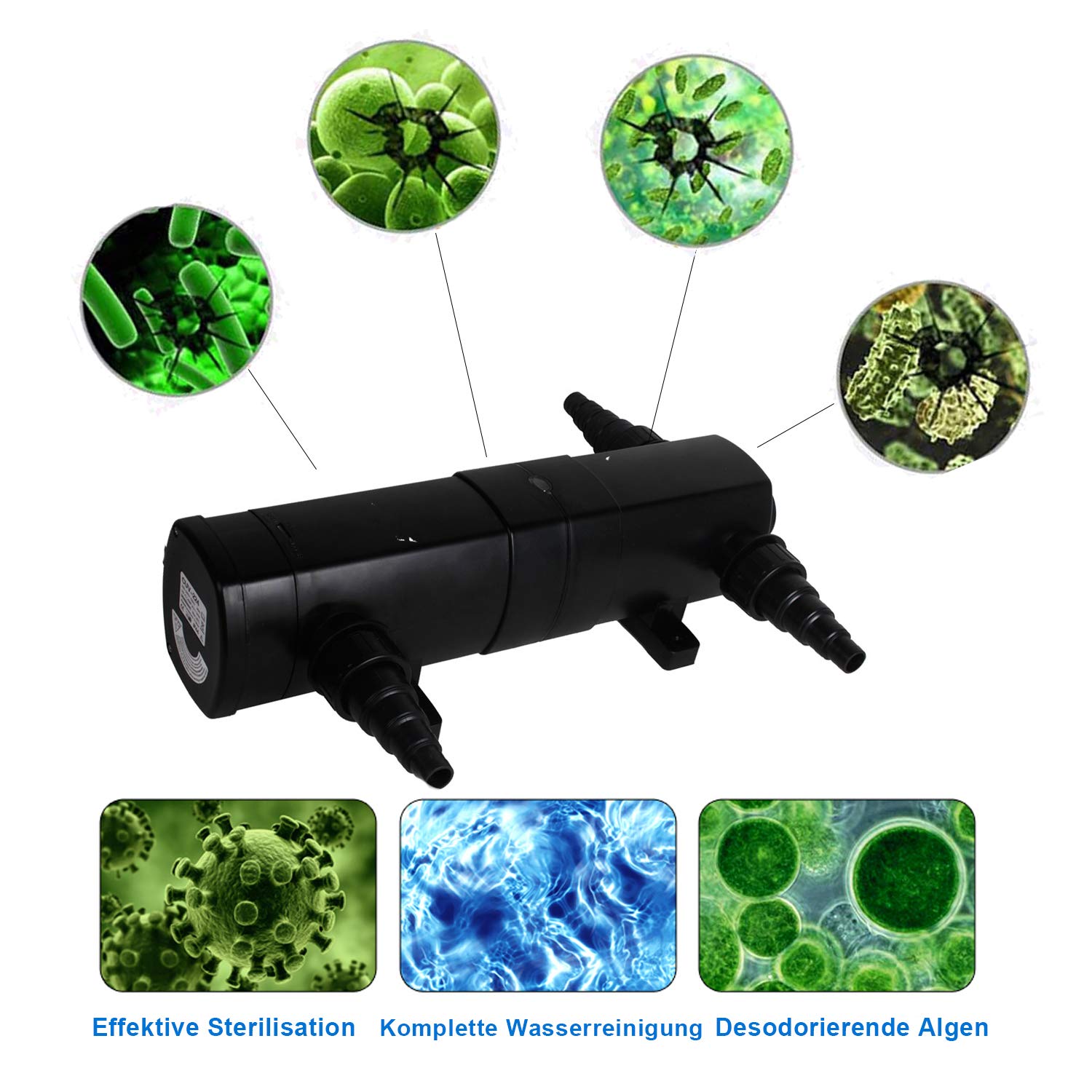 DETERGENTE E CHIARIFICATORE Acqua 5 Pz. Lavatrice Filtro Acqua Rete Per - Foto 10