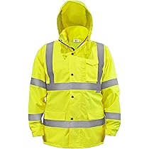 JORESTECH Safety Rain Jacket Waterproof 