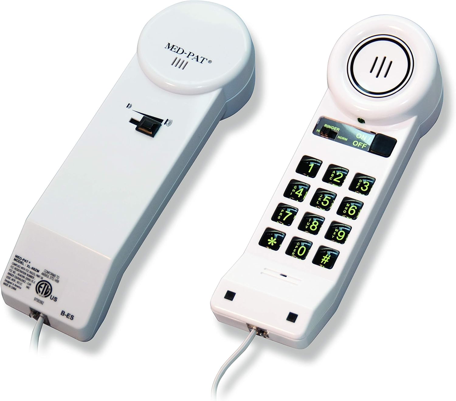 MedPat XL88ZM Hearing Aid Compatible Telephone Electronics