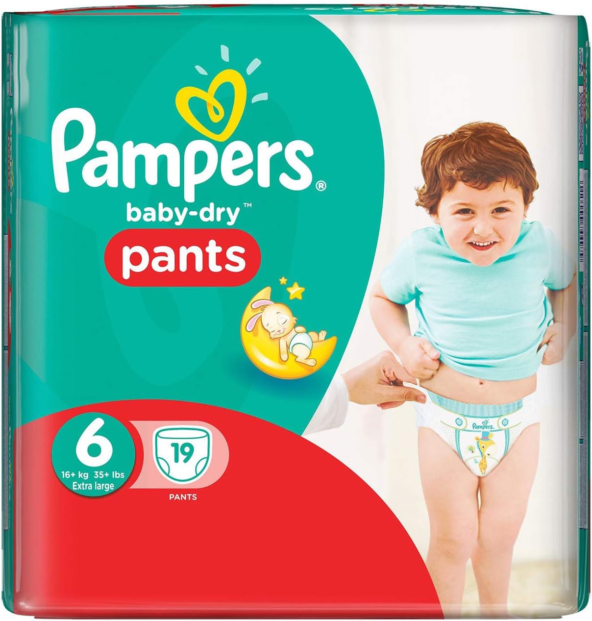 pampers baby dry pants size 6