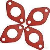 4-Pack Circulator Pump Flange Gaskets, Compatible with TACO 008 Series, B&amp;G, Grundfos, and Armstrong Pumps, High-Temperature Silicone Connection Seals