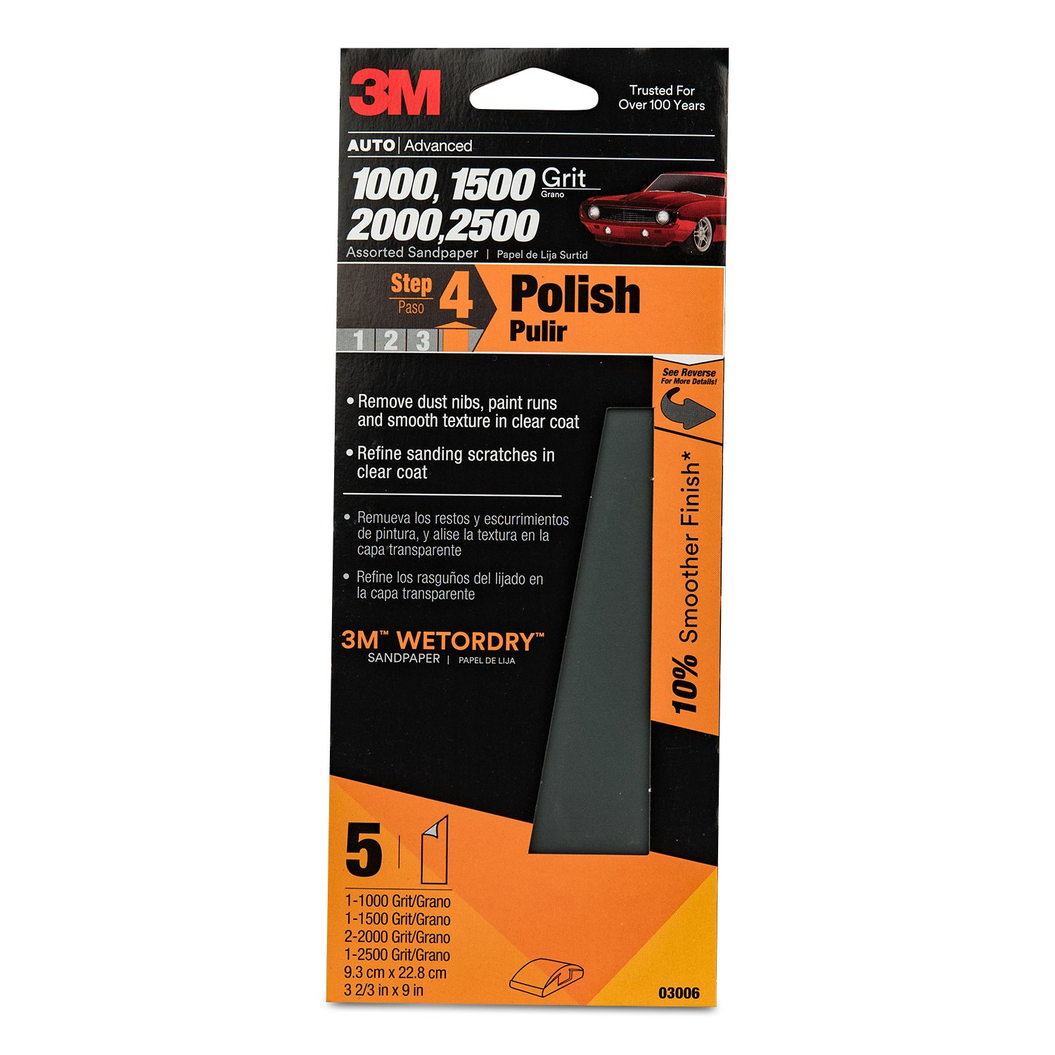 3M-1000-1500-2000-2500-Assorted-Grit-Sandpaper-Sheet-3-23in-x-9in-5-sheets-White-3006