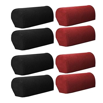 B Blesiya 4 Paar Armlehnenbezug Armlehnenschutz Armlehnenschoner Lehnenüberwurf Sesselzubehör, Schmutzabweisend, Dicker Stoff