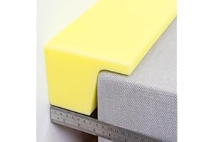 M Mute Touch Bed Filler for Headboard, Suitable for Gap 2.8-3.6" of King Queen Twin Bed, 78.7'' Long Wedge Sleeping Pillow, Foam Bed Mattress Gap Filler