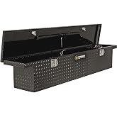 Northern Tool Slim Crossover Truck Tool Box, 69in. x 12in. x 13in. | Low-profile aluminum construction, Gloss-black finish, Paddle latches, Secure truck-bed storage, Quick-access tools