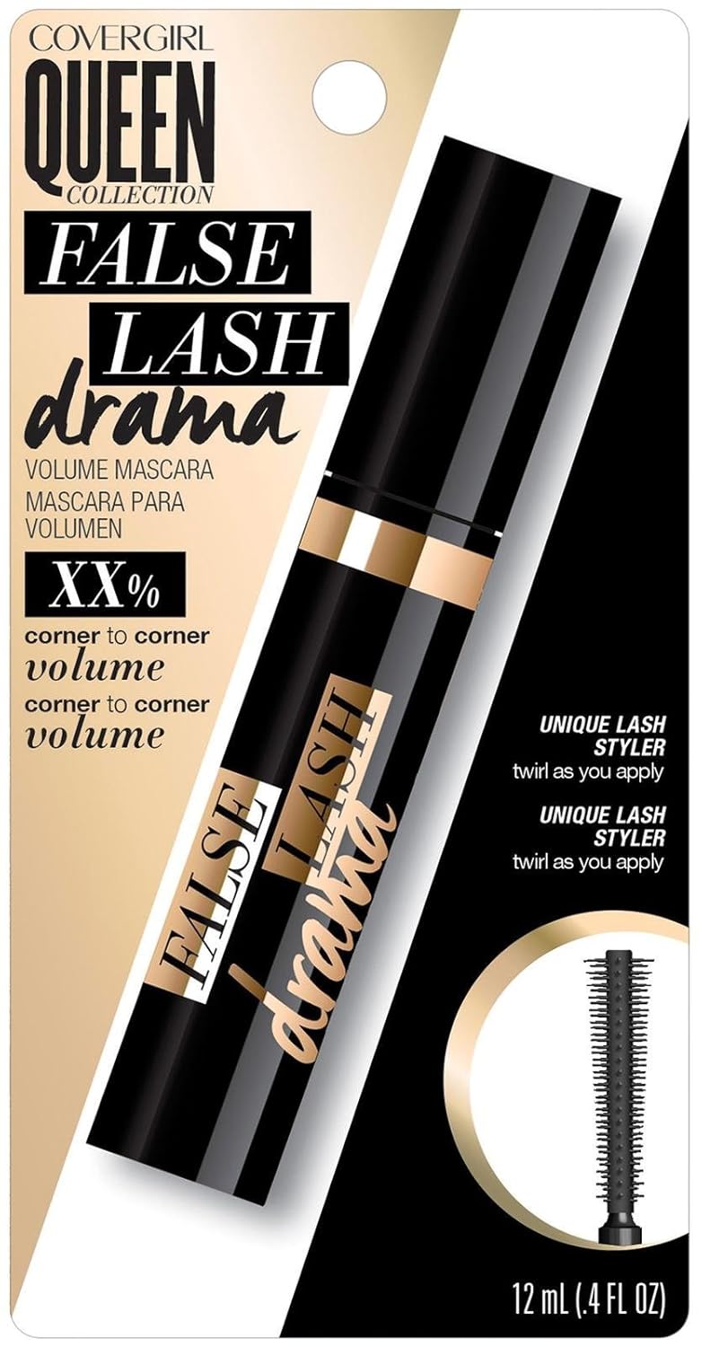 CoverGirl Queen Collection False Lash Drama Waterproof Mascara Very Black .4 fl oz