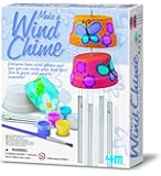 4M 4824 Make A Wind Chime Kit - Arts & Crafts Construct & Paint A Wind Powered Musical Chime DIY Gift for Kids, Boys…