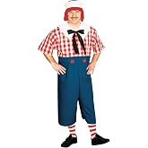 Morris Costumes Raggedy Andy Costume Standard Size 38-42