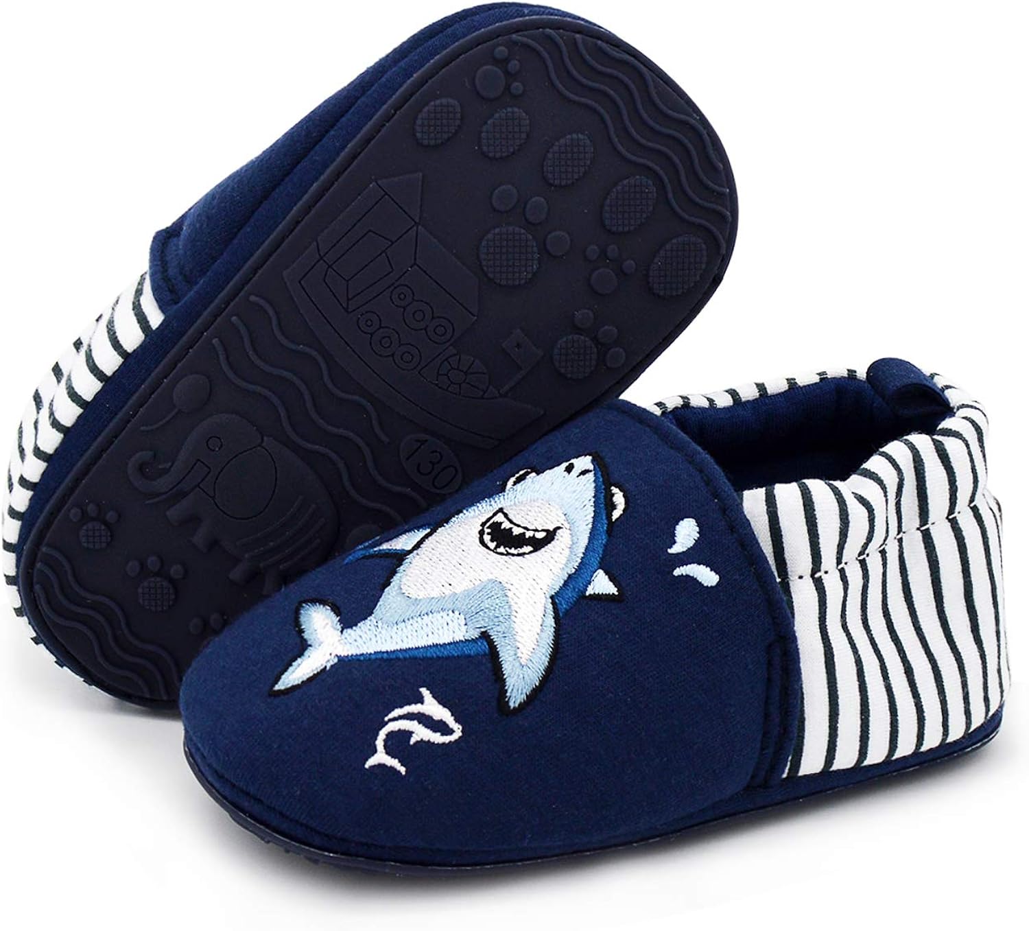  | COSANKIM Infant Baby Boys Girls Slipper Soft Sole Non Skid Sneaker Moccasins Toddler First Walker Cirb House Shoes | Slippers
