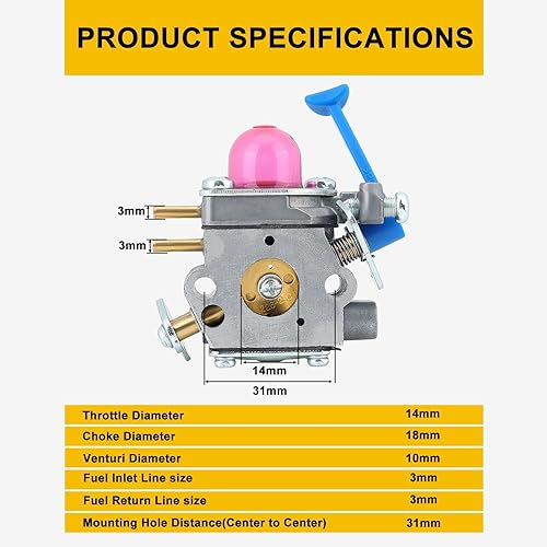 128ld Carburetor Husqvarna 322L Carburetor 588171156 OEM OEM