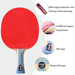 DHS Ping Pong Paddles Professional Table Tennis