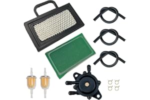 AOPMJELY YTH22V46 YTH24V48 Fuel Pump with Air Filter for Hus-qvarna YTH2348 Z246 YTH1542XP YT54LS YTH2248 GTH2448T YTH2242T Y