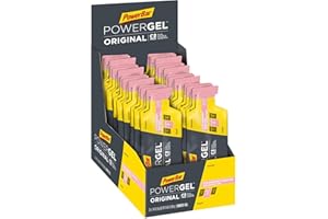 PowerBar PowerGel Original | 41g Pouch x 24 Gels | Endurance Energy C2MAX for Exercise, Strawberry Banana