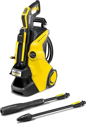 Hidrolimpiadora K 5 Power Control, presión: 145 Bar, caudal: 500 l/h, Rendimiento: 40 m²/h, Peso: 13 kg, Manguera y Pistola de Alta presión Incluidas, Yellow/Black