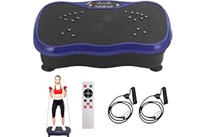 OKATOPGEAKO Vibration Plate Exercise Machine, Vibrating Plate Fitness Platform with Remote Control – Portable Vibration Plates for Lymphatic Drainage, Weight Loss, Toning, Recovery & Home Workouts
