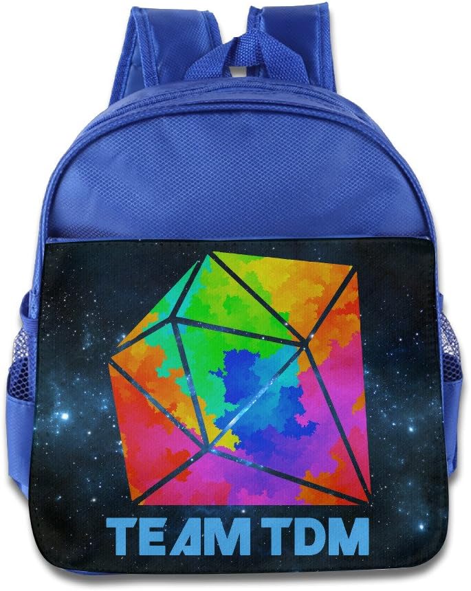Kids Tie-dye TDM Design Cute Backpack School Bag RoyalBlue