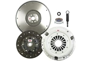 ClutchMaxPRO Performance Stage 2 Clutch Kit with Flywheel Compatible with Subaru Baja Crosstrek Forester Impreza Legacy Outback Saab 9-2X 2.0L 2.5L EJ251 EJ252 EJ253 FB20 FB25 (CP15004HDFW-ST2)