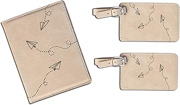 matching passport cover and luggage tag