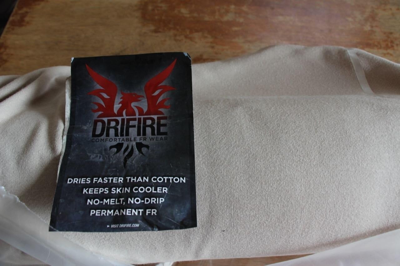 Drifire Ultra-Lightweight DESERT SAND Fabric Fire Resistant BTY
